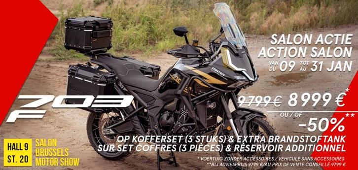 ZONTES SALON VOORWAARDEN, Motoren, Motoren | Yamaha, Particulier, Overig, 3 cilinders, ABS, Ophalen