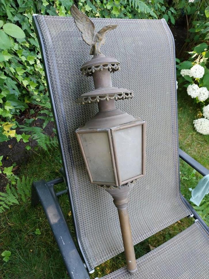 Koetslantaarn die de schuur verlaat, Antiek en Kunst, Antiek | Verlichting, Ophalen