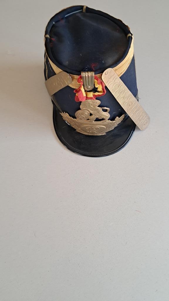 BELGIQUE - COPIE DE SHAKO INFANTERIE DE LIGNE, Verzamelen, Militaria | Algemeen, Landmacht, Helm of Baret, Ophalen of Verzenden