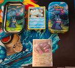 Pokémon mini tin met kaarten.., Enlèvement ou Envoi, Comme neuf, Plusieurs cartes