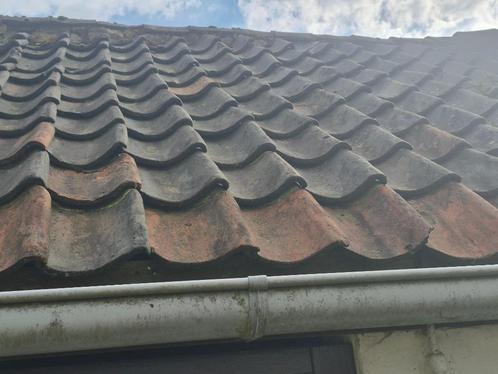500 gebakken dakpannen vanop oude schuur, Doe-het-zelf en Bouw, Dakpannen en Dakbedekking, Gebruikt, Dakpannen, Steen of Klei
