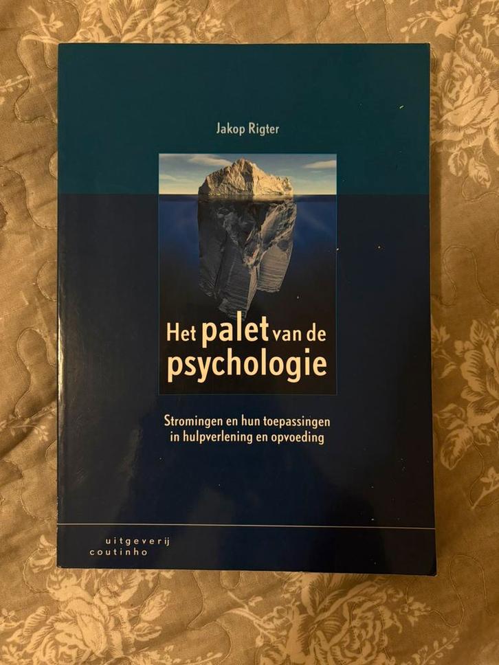 Jakop Rigter - Het palet van de psychologie, Boeken, Psychologie, Zo goed als nieuw, Cognitieve psychologie, Ophalen of Verzenden