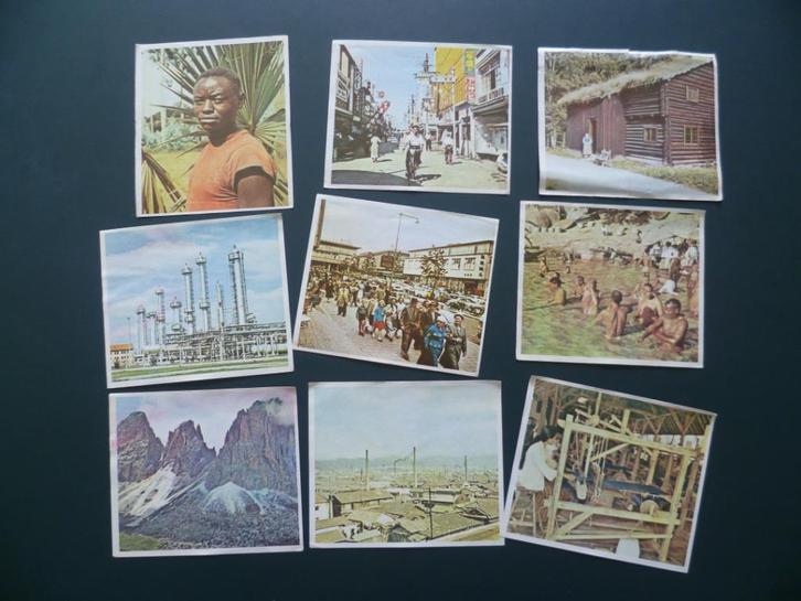 Chromos plaatjes kaarten vignettes Iris Het Schrijfboek x 9, Verzamelen, Overige Verzamelen, Gebruikt, Ophalen of Verzenden