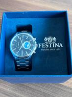 Festina Herenhorloge, Handtassen en Accessoires, Horloges | Heren, Ophalen of Verzenden, Zo goed als nieuw, Zilver, Polshorloge