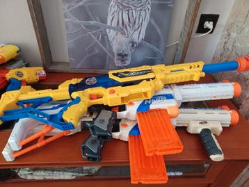 Verschillende Nerf guns