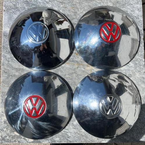 VW OG Chromen wieldoppen 65 Kever T1 T2 Karmann Ghia T181, Auto diversen, Auto-accessoires, Gebruikt, Ophalen of Verzenden