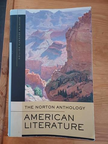 The norton anthology - American literature (7de editie).  beschikbaar voor biedingen