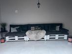 Tuinlounge met europaletten, Ophalen