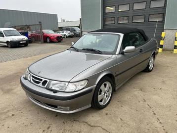 Saab 9-3 Cabriolet 1.8Turbo 110kw werkende wagen zie foto's, Auto's, Gebruikt, 4 cilinders, Cabriolet, 1655 kg