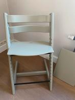 Trip trap STOKKE taupe (2x én 1x babysetje), Ophalen, Gebruikt, Meegroeistoel, Stoelverkleiner