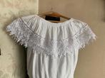 Blouse romantique, Ophalen of Verzenden, Zo goed als nieuw, Maat 38/40 (M), Wit