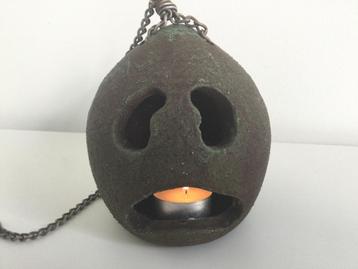Keramische kaarshouderdecoratie „Halloween” beschikbaar voor biedingen