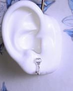 oorknopjes zilver sleutel met diamantjes, Bijoux, Sacs & Beauté, Boucles d'oreilles, Avec strass, Argent, Argent, Envoi