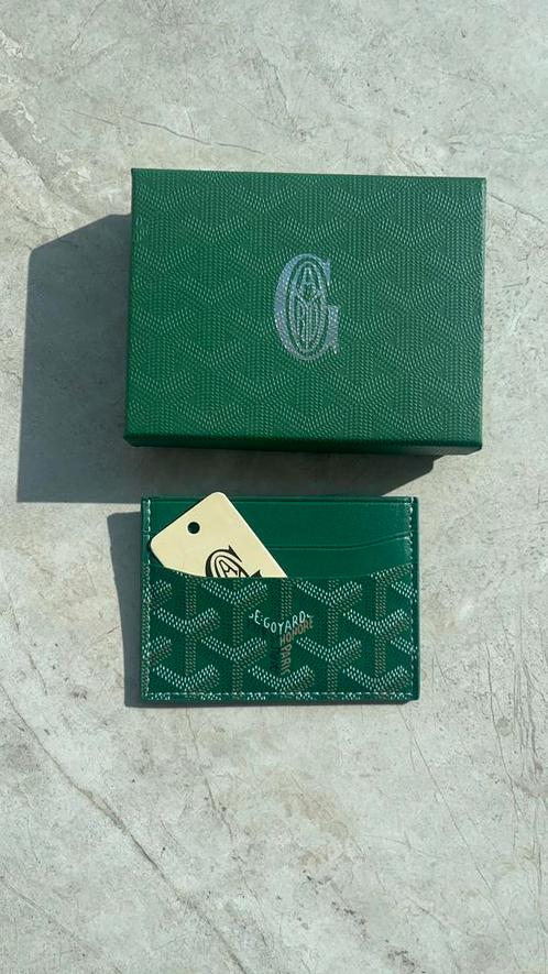 Goyard card holder green, Handtassen en Accessoires, Portemonnees, Zo goed als nieuw, Ophalen