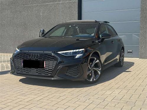 Audi A3 3xS line Night Edition, Mild Hybrid, topstaat, 2021, Auto's, Audi, Particulier, A3, Adaptive Cruise Control, Airconditioning