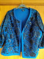 Blauw jasje met kant. maat 44. merk Accent, Accent, Blauw, Maat 42/44 (L), Ophalen of Verzenden