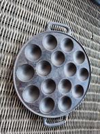Poffertjes pan in gietijzer, Huis en Inrichting, Ophalen, Zo goed als nieuw, Gietijzer, Overige typen