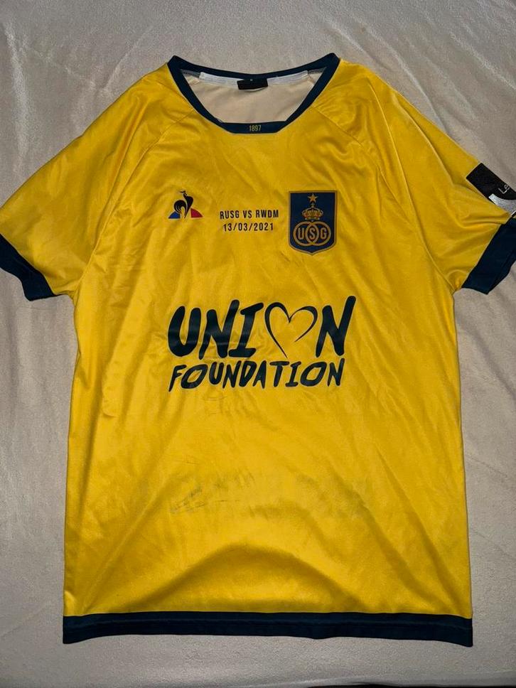 Matchworn/match worn shirt Siebe V.D. Heyden Union SG, Verzamelen, Sportartikelen en Voetbal, Gebruikt, Shirt, Ophalen of Verzenden