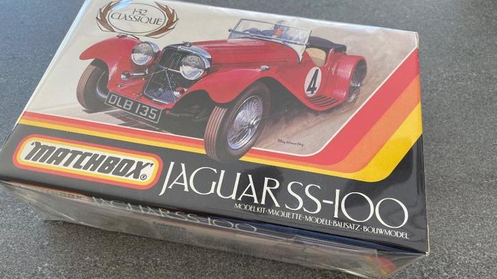 MATCHBOX (Bouwdoos) 1:32 Jaguar SS100, Hobby en Vrije tijd, Modelauto's | 1:32, Nieuw, Auto, Matchbox, Ophalen of Verzenden