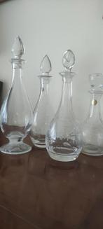 4 carafes, 2 verrerie cristal d'arques + 2 autres carafes, Enlèvement