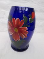 vase en verre  - N2, Minder dan 50 cm, Glas, Blauw, Gebruikt