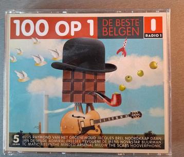 5cd box. 100 op 1. De beste Belgen. (Radio 1). beschikbaar voor biedingen