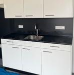 Werkblad voor keuken 172 x 60 cm incl wasbak, waterkering, Huis en Inrichting, Ophalen, Zwart, Nieuw, 50 tot 100 cm