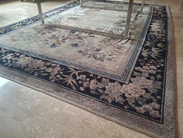 Chinees zijde tapijt - karpet 280x180 mooie luxe uitstraling beschikbaar voor biedingen