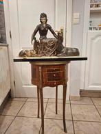 Mooi bronzen art deco beeld, Antiek en Kunst, Ophalen, Brons