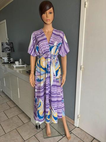 Robe longue style kimono neuve, Neuf, Enlèvement ou Envoi, Linda Z, Violet