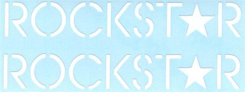 Rockstar sticker set #8, Motoren, Accessoires | Stickers, Verzenden