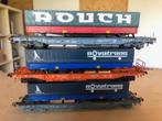 ROCO SNCF+ SNCB RAME DE 3 WAGONS KANGOUROUS HO, Verzenden, Gebruikt, Roco