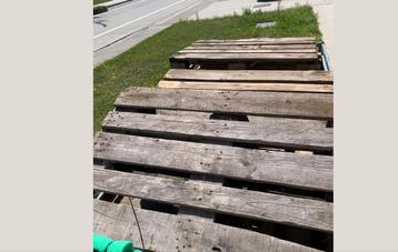 Palettes en bois, Enlèvement, Utilisé
