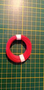 Viessmann rode kabel 0,14 x 10 m | Marklin Roco, Locomotief, Gelijkstroom of Wisselstroom, Nieuw, Ophalen of Verzenden