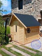 Saunachalet in Finse Kota-stijl, Sport en Fitness, Sauna, Ophalen of Verzenden, Nieuw, Fins of Traditioneel, Complete sauna