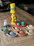 Vrolijk badspeelgoed – eend met bootjes & figuurtjes (set), Ophalen of Verzenden, Gebruikt