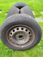 4 pneus hiver uniroyal 195/65/15 sur jantes en tôle, Autos : Pièces & Accessoires, 15 pouces, Pneus hiver, Enlèvement ou Envoi