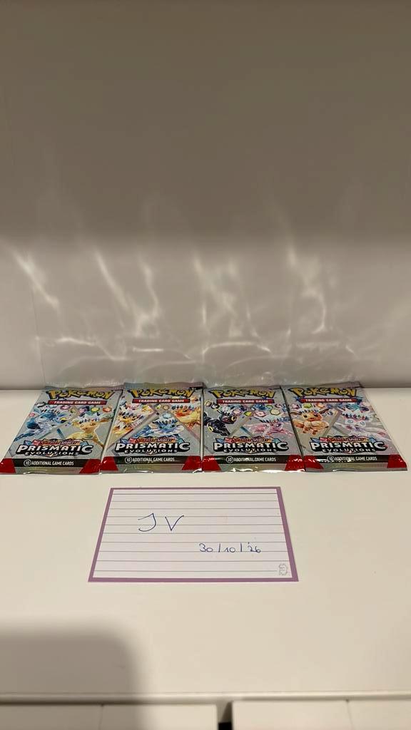 Prismatic Evolutions Artset, Hobby en Vrije tijd, Verzamelkaartspellen | Pokémon, Zo goed als nieuw, Ophalen of Verzenden