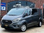 FORD TRANSIT CUSTOM 2.0 TDCi L2H1 TVA RECUP 6PL DBLE CABINE, Argent ou Gris, 6 portes, Euro 6, Entreprise
