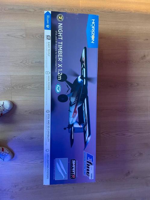E-Flite Night Timber X 1,2 m BNF, Hobby en Vrije tijd, Modelbouw | Radiografisch | Helikopters en Quadcopters, Gebruikt, Ophalen