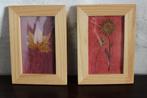 2 kwalitatieve dezelfde houten lijstjes 13,5cm X 19cm ( kade, Ophalen