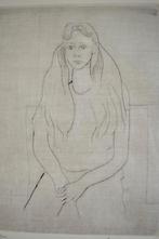 Ets origineel handgetekend Sara van Fred Bervoets, Antiek en Kunst, Kunst | Etsen en Gravures, Ophalen