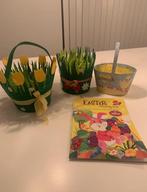 3 paasmandjes + kleur-stickerboek, Ophalen of Verzenden, Nieuw