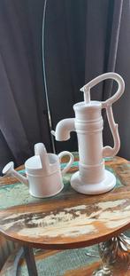 Vintage decoratieve pomp en bloempotje, Antiek en Kunst, Ophalen