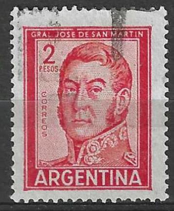 Argentinie 1959/1962 - Yvert 604B - Jose de San Martin (ST)