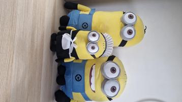 Minions knuffels, Kinderen en Baby's, Speelgoed | Knuffels en Pluche, Ophalen of Verzenden, Zo goed als nieuw, Overige typen