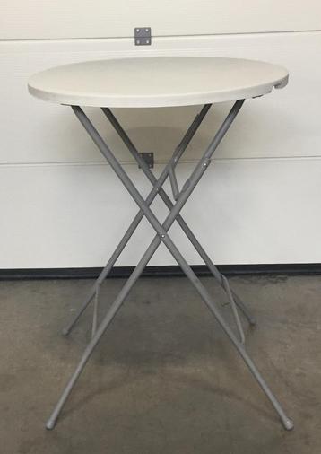 (30) Inklapbare receptietafel witte kleur, Huis en Inrichting, Ophalen, Zo goed als nieuw