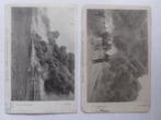 2 postkaarten 1904 Antwerpen brand in de raffinaderij, Ophalen of Verzenden, Voor 1920, Gelopen, Antwerpen