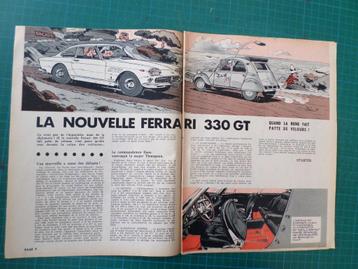 Ferrari 330 GT - article illustré - 1964 beschikbaar voor biedingen