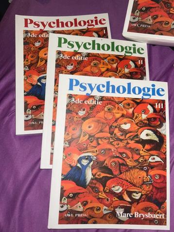 Psychologie Marc Brysbaer deel 1 & 2 & 3 beschikbaar voor biedingen